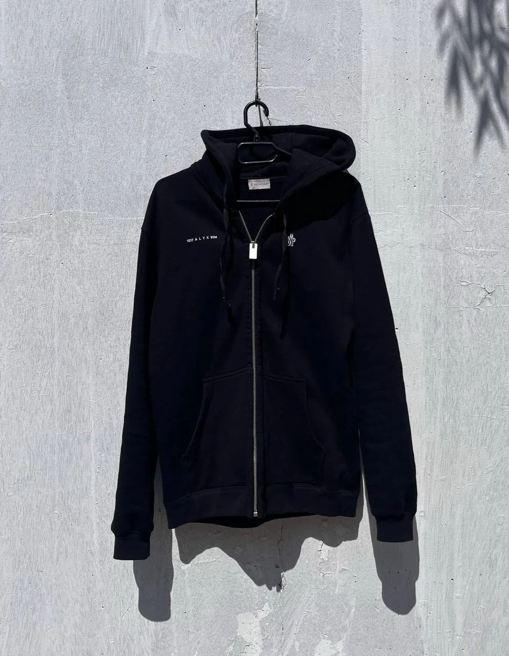 1017 ALYX 9SM 1017 Alyx Moncler Black Zip Hoodie