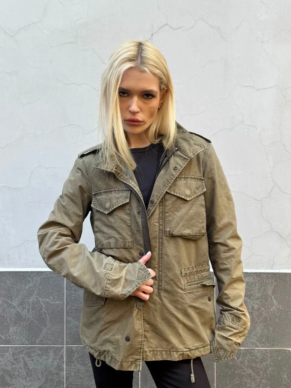 Attachment ATTACHMENT by Kazuki Kuraishi Washed M-65 Field Jacket