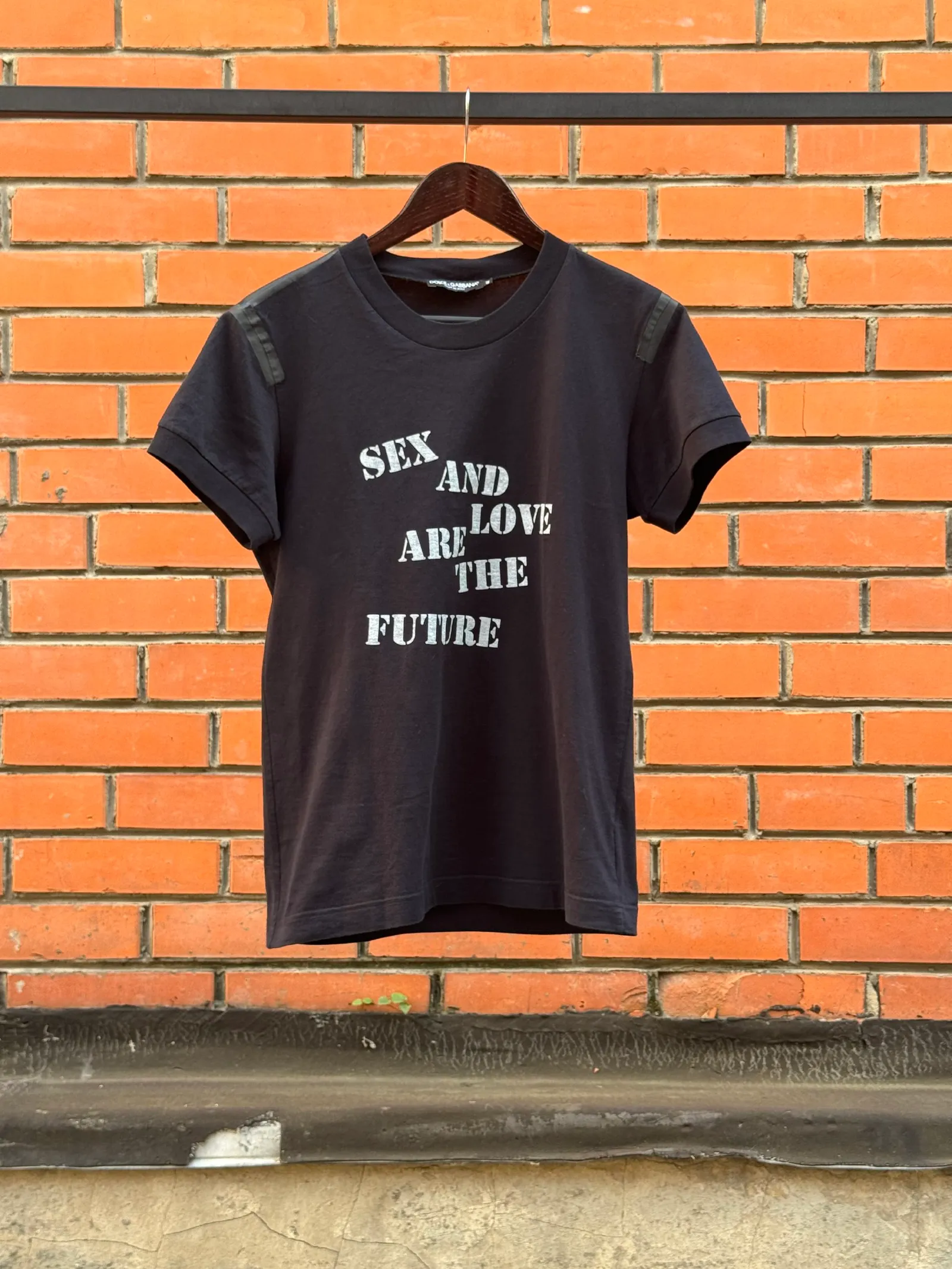 Dolce & Gabbana Dolce & Gabbana SS 2003 “Sex and Love Are the Future” Vintage T-Shirt