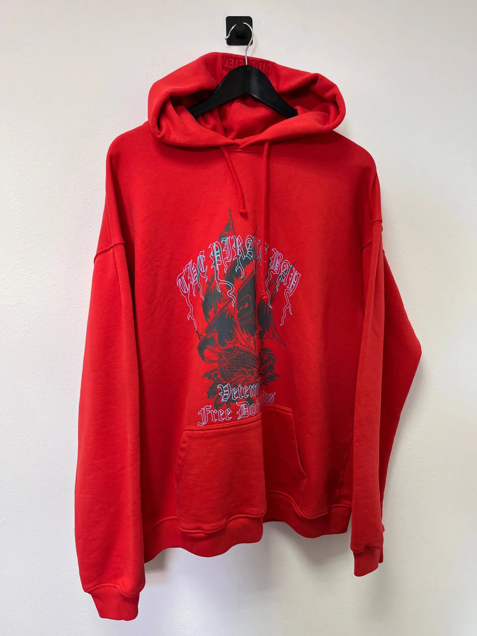 Vetements Vetements Red Pirate Bay Hoodie