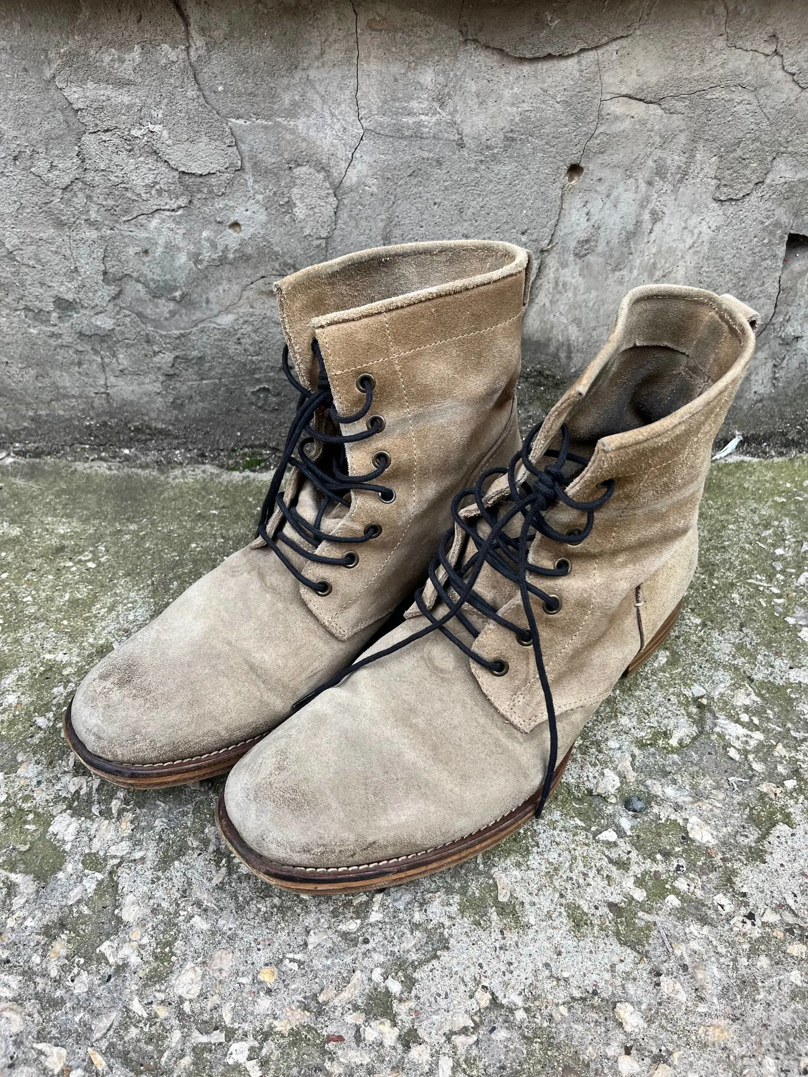 BUTTERO Buttero Italian beige suede boots