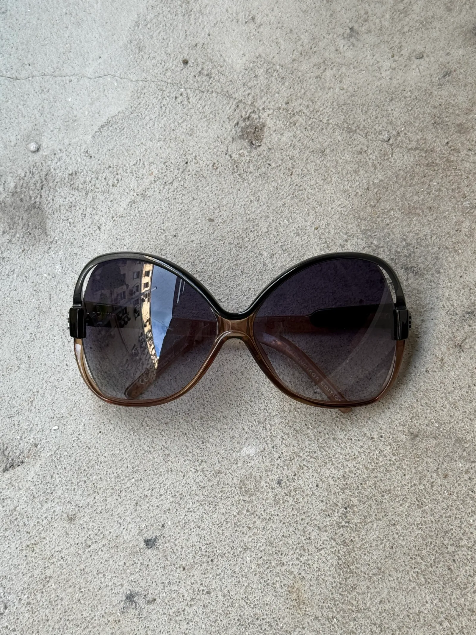 BALENCIAGA Balenciaga Butterfly Acetate Sunglasses