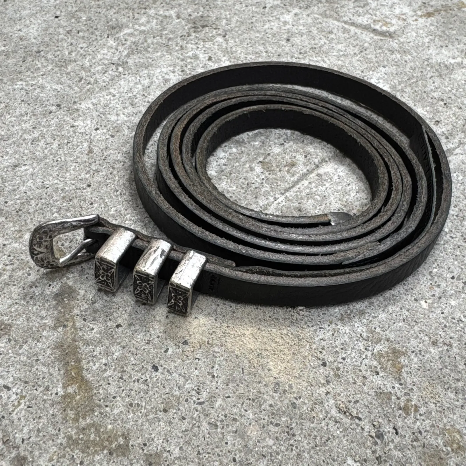 Zadig&Voltaire Zadig & Voltaire Western Sergio Thin Leather Belt