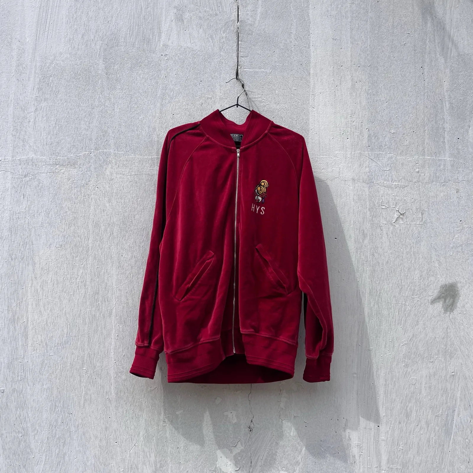 HYSTERIC GLAMOUR Hysteric Glamour Velour Zip Hoodie