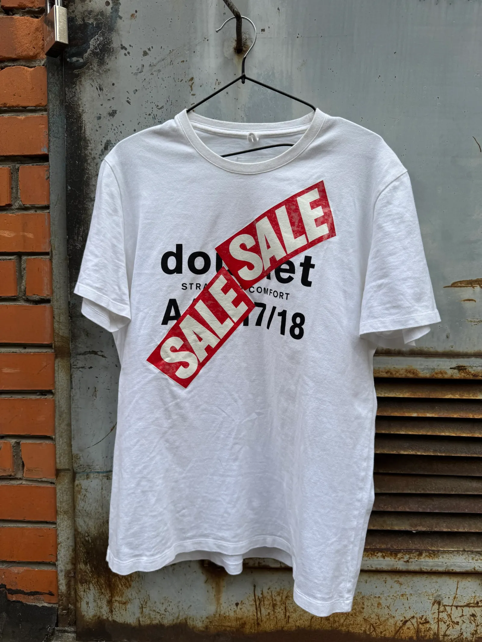 doublet Doublet UNDEAD-STOCK "A/W 17/18 SALE" Print T-Shirt