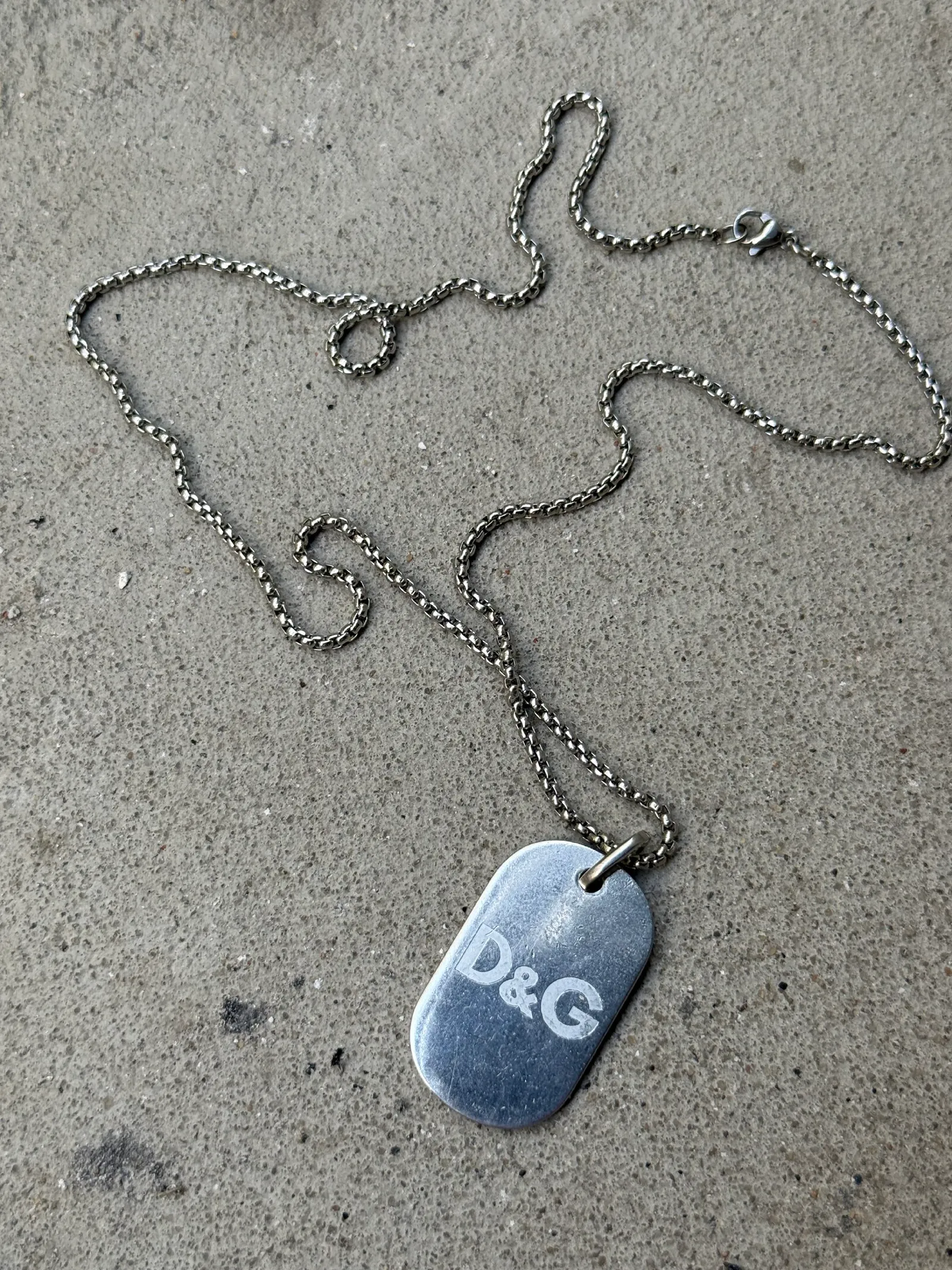 Dolce & Gabbana Dolce & Gabbana Dog Tag Necklace