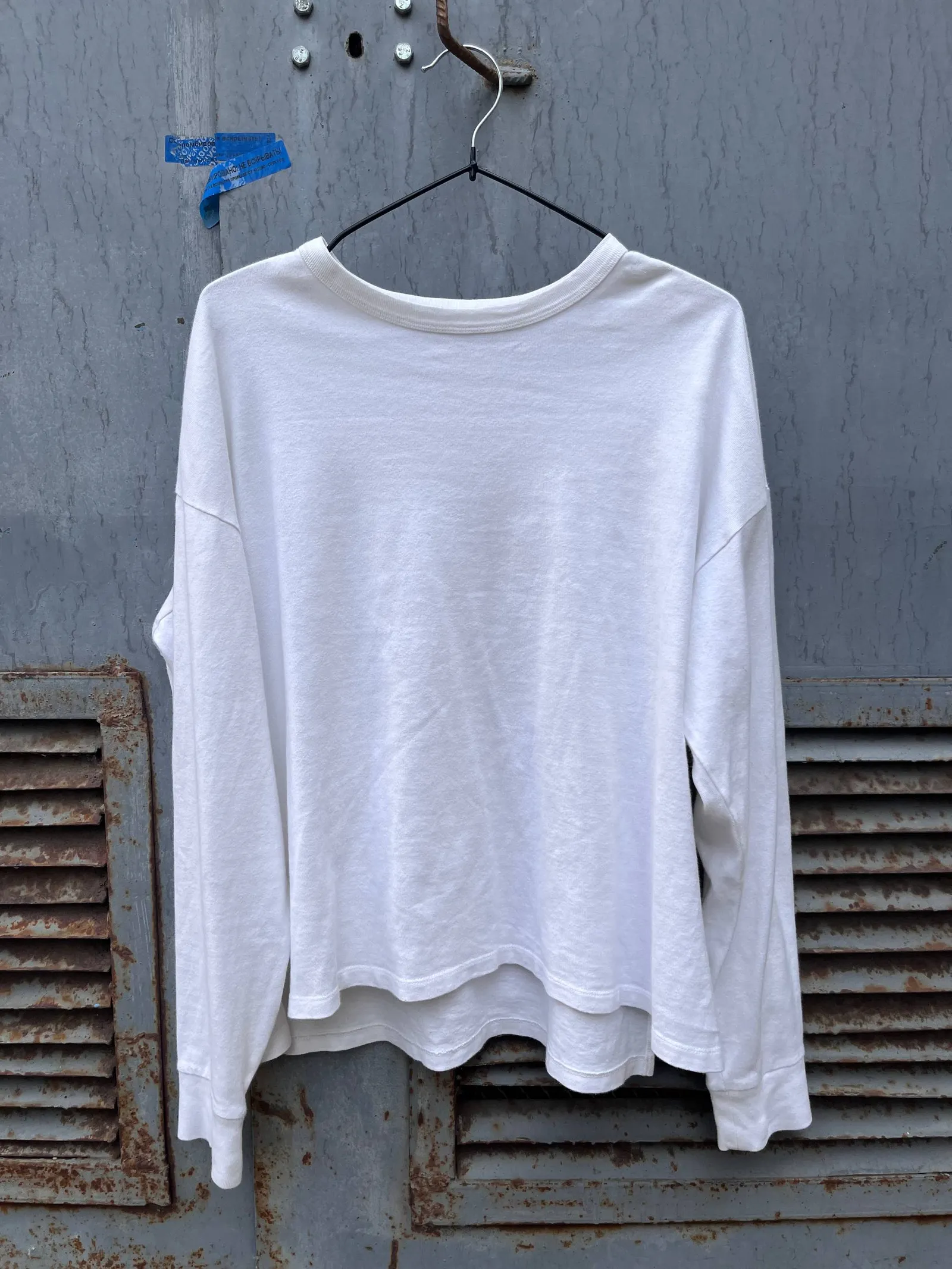 NUMBER (N)INE Number (N)ine Blank Layered Longsleeve T-Shirt
