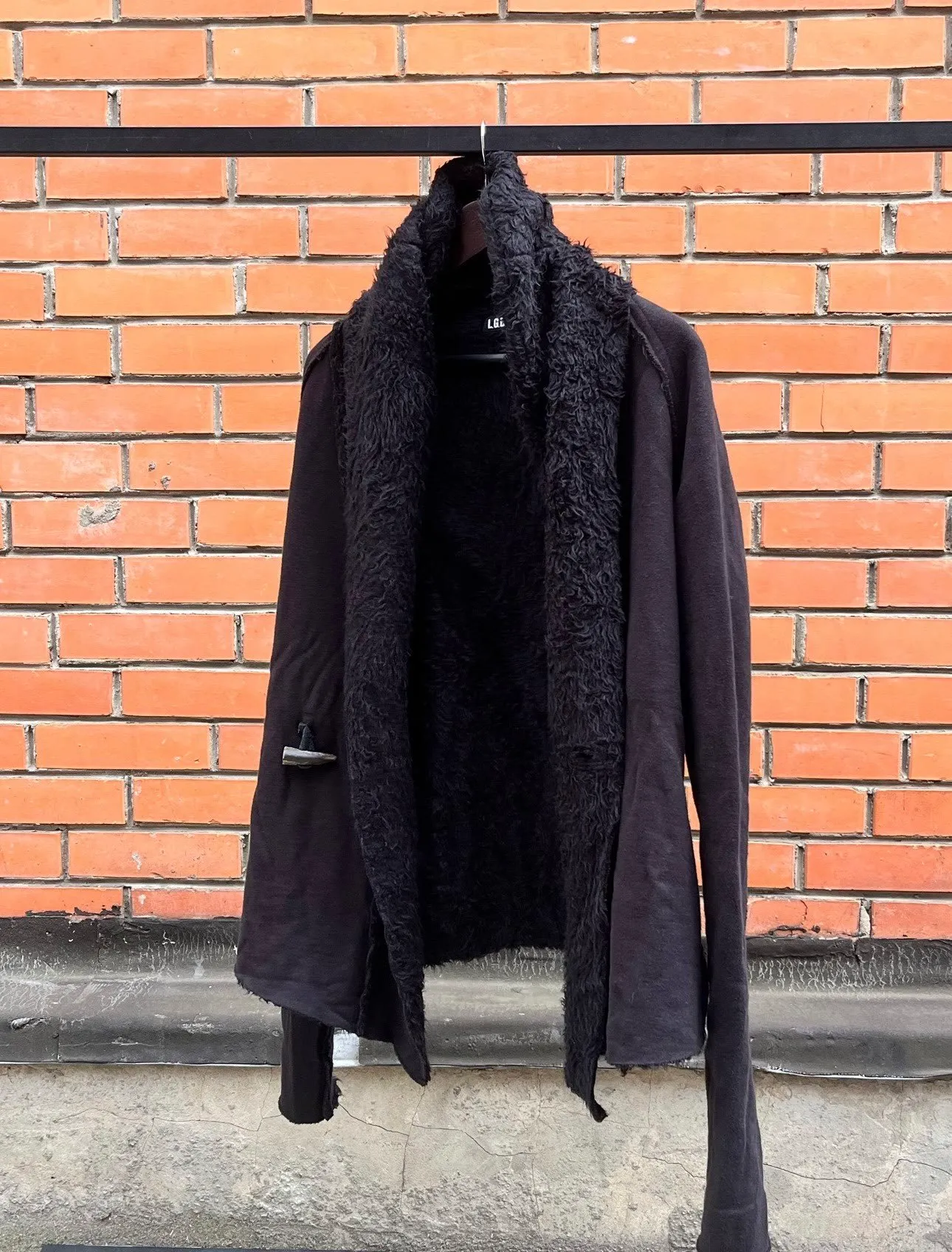 L.G.B. LGB Faux Fur Trimmed Coat