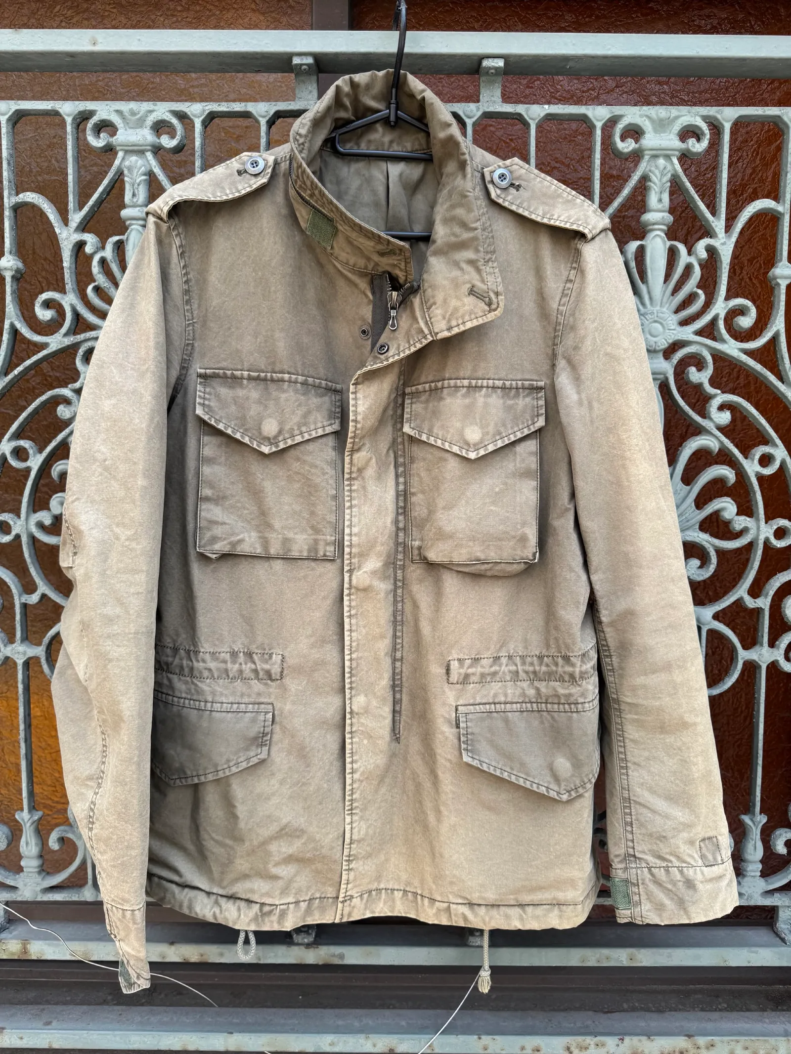 Attachment ATTACHMENT by Kazuki Kuraishi Washed M-65 Field Jacket