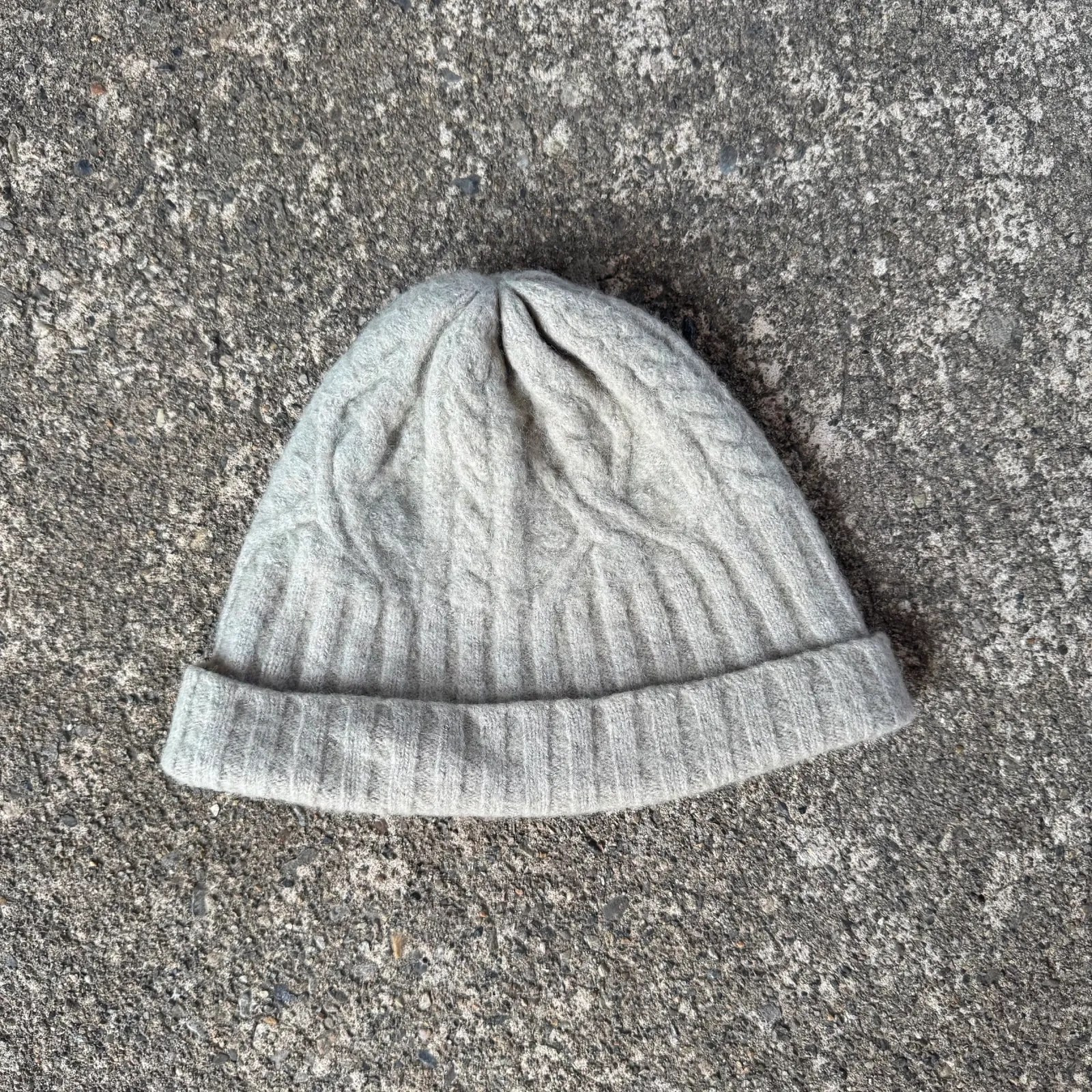 L.G.B. L.G.B. Cable Knit Alpaca/Wool Knit Cap