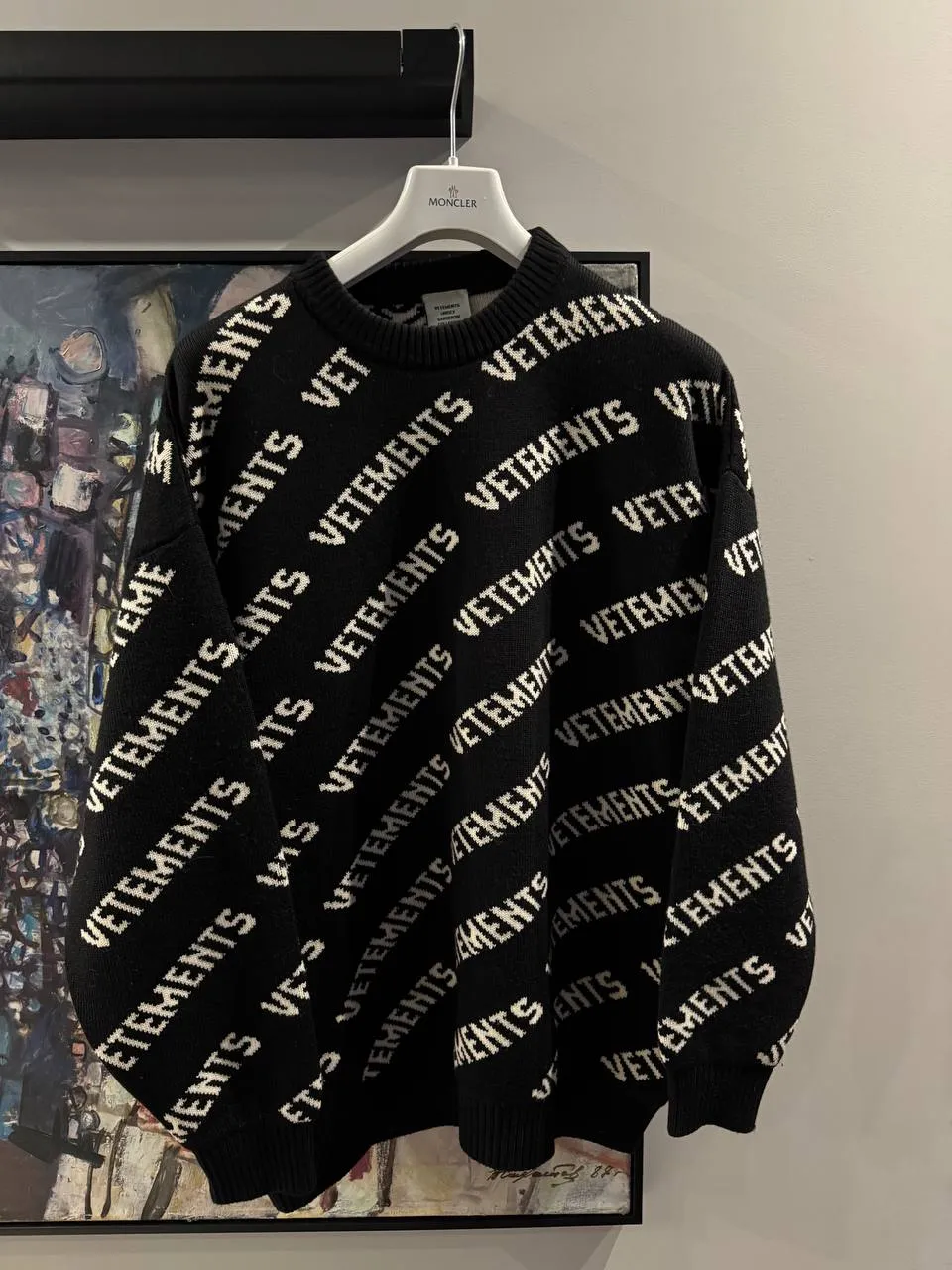 Vetements Vetements logo sweater